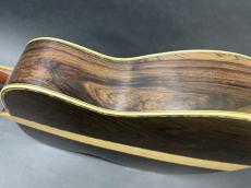 YAMAHA Fork Custom 1 / L-51 Style Body・Original Peg・Spruce Top・Jacaranda Side・Jacaranda  and Maple 3P-Back・L-52 Head・Pearl Oyster Fingerboard Inlay・Abalone Trim and Rosette・Bridge Inlay・ADJ Bridge【With Orig_4