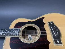 YAMAHA Fork Custom 1 / L-51 Style Body・Original Peg・Spruce Top・Jacaranda Side・Jacaranda  and Maple 3P-Back・L-52 Head・Pearl Oyster Fingerboard Inlay・Abalone Trim and Rosette・Bridge Inlay・ADJ Bridge【With Orig_12