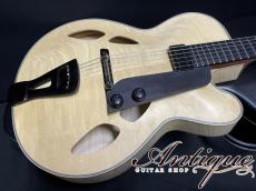 小林一三 (Ichizo Kobayashi) Arch Top Jazz Model 2022 Natural /Figured German Spruce /Figured Flame Maple /Honduras Mahogany EX+++ w/bam Hard Case "Selected Master Grade Wood"_4