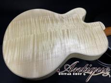 小林一三 (Ichizo Kobayashi) Arch Top Jazz Model 2022 Natural /Figured German Spruce /Figured Flame Maple /Honduras Mahogany EX+++ w/bam Hard Case "Selected Master Grade Wood"_5