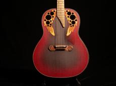 Ovation Super Adamas 1687-2【ラメが多い時期の人気モデル! OP24搭載 人気のレッドバースト! 相場よりお安くご提供です! 】解説試奏動画ご覧下さい。_2