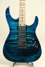 TOM ANDERSON Angel Deep Bora to Transparent Blue Burst with Binding Matching Back