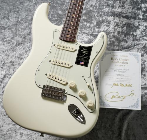 Fender American Vintage II 1961 Stratocaster / Olympic White [#V2554708][3.58kg]