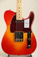 Fender 2024 Collection Made in Japan Hybrid II Telecaster Flame Sunset Orange Transparent【S/N JD24032752】