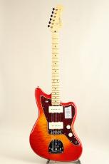 Fender 2024 Collection Hybrid II Jazzmaster Flame Sunset Orange Transparent【S/N JD24029168】_2