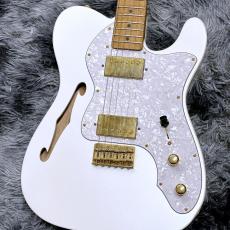 XOTiC XTC-3 Thinline White Pearl Light Aged w/5A Roasted Flame Maple Neck 【アウトレット特価】