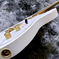 XOTiC XTC-3 Thinline White Pearl Light Aged w/5A Roasted Flame Maple Neck 【アウトレット特価】_10