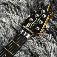 EVH Limited Edition Wolfgang Special Striped Series, Ebony Fingerboard, Red, Black, and White, Aged_6