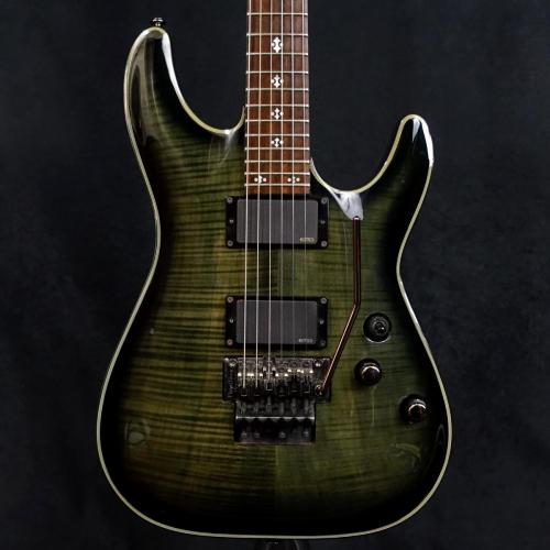 SCHECTER Damien Elite-6 w/Floyd Rose Trans Black Burst 2016 ★盛夏SALE☆