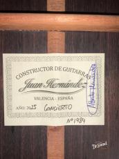 Juan Hernandez [ホアン・エルナンデス] Concierto　2025年製　中古_10