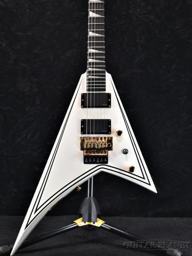 Jackson 【半期決算セール】MJ Series Rhoads RR24MG -White with Black Pinstripes-【MADE IN JAPAN】