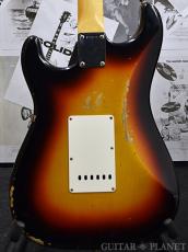 Fender Custom Shop 【半期決算セール】Guitar Planet Exclusive 1963 Stratocaster Relic -Wide Black 3 Color Sunburst-_3