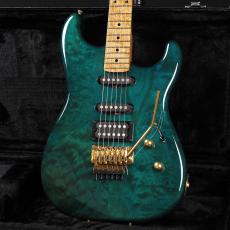 SCHECTER USA Custom ST Type "Solid Quilt Maple Body" ~See Through Blue~