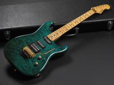SCHECTER USA Custom ST Type "Solid Quilt Maple Body" ~See Through Blue~_2