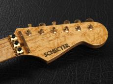 SCHECTER USA Custom ST Type "Solid Quilt Maple Body" ~See Through Blue~_3