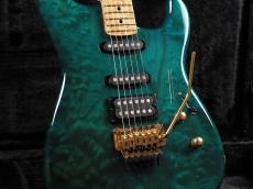 SCHECTER USA Custom ST Type "Solid Quilt Maple Body" ~See Through Blue~_6