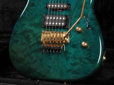 SCHECTER USA Custom ST Type "Solid Quilt Maple Body" ~See Through Blue~_7