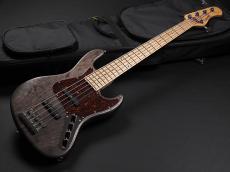 Sadowsky Metroline ML21 VJ5 Vintage J/J Bass Swamp Ash Body 5st  ~Nirvana Black Transparent Satin~_2