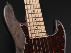 Sadowsky Metroline ML21 VJ5 Vintage J/J Bass Swamp Ash Body 5st  ~Nirvana Black Transparent Satin~_4