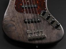 Sadowsky Metroline ML21 VJ5 Vintage J/J Bass Swamp Ash Body 5st  ~Nirvana Black Transparent Satin~_7