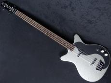 Danelectro 59DC LONGSCALE BASS METALFLAKE SILVER_2