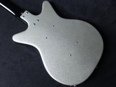 Danelectro 59DC LONGSCALE BASS METALFLAKE SILVER_7