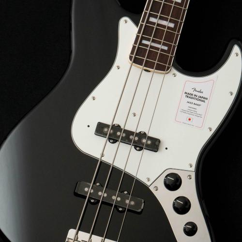 Fender Made in Japan Traditional II Late 60s Jazz Bass Matching Head -Black-【4.09kg】【JD25010516】