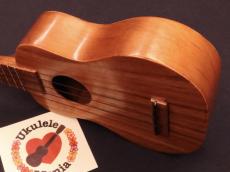 Kamaka VINTAGE KAMAKA SALE! 1980's White Label All-Koa Soprano #5325_2
