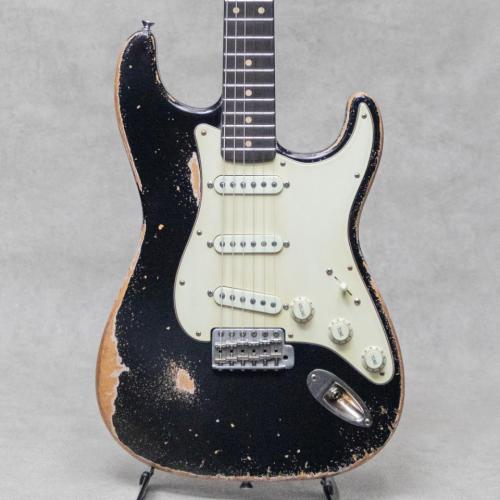 Nacho Guitars Early 60s Contour Body #44116 Super Heavy Aging Black Medium C Neck