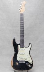 Nacho Guitars Early 60s Contour Body #44116 Super Heavy Aging Black Medium C Neck_2