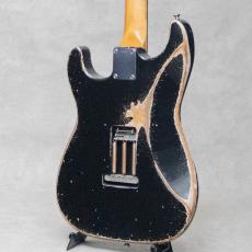Nacho Guitars Early 60s Contour Body #44116 Super Heavy Aging Black Medium C Neck_6