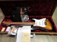 Fender Custom Shop Limited Edition 70th Anniversary 1954 Stratocaster Heavy Relic Wide Fade 2Color Sunburst_11
