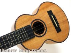 Kikolele コンサート ハワイアンカーリーキューバンマホガニー #76_6
