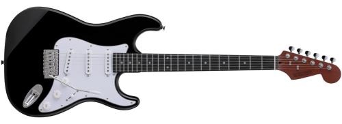 BUSKER'S BST-Standard BLK ストラトキャスタータイプ ローステッドメイプルネック ブラック