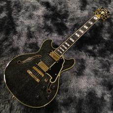 D'Angelico Excel Mini DC Black Dog【特価】【コンパクトサイズのセミアコ!】_2