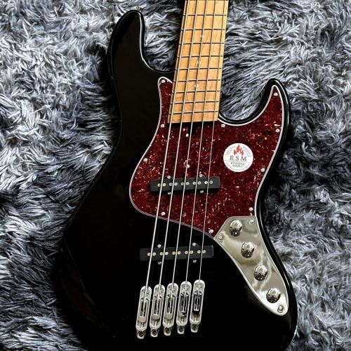 Bacchus WJB5-1MS-DX-AC RSM/M BLK -Universe Series- 【特価】【マルチスケール】【5弦】