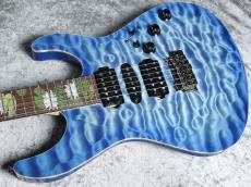 FREEDOM CUSTOM GUITAR RESEARCH Showcase Limited Hydra 24F Quilt Top/Alder Body/清流/Custom Inlay "睡蓮"_5