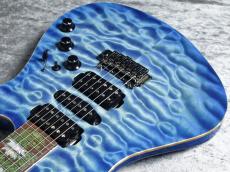 FREEDOM CUSTOM GUITAR RESEARCH Showcase Limited Hydra 24F Quilt Top/Alder Body/清流/Custom Inlay "睡蓮"_6