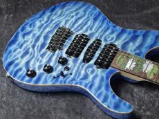 FREEDOM CUSTOM GUITAR RESEARCH Showcase Limited Hydra 24F Quilt Top/Alder Body/清流/Custom Inlay "睡蓮"_7