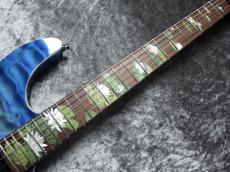 FREEDOM CUSTOM GUITAR RESEARCH Showcase Limited Hydra 24F Quilt Top/Alder Body/清流/Custom Inlay "睡蓮"_9