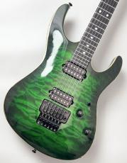 Suhr Custom Modern Carve Top Ash/Pau Ferro/Ebony -Trans Green Burst-