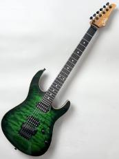 Suhr Custom Modern Carve Top Ash/Pau Ferro/Ebony -Trans Green Burst-_2