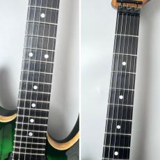 Suhr Custom Modern Carve Top Ash/Pau Ferro/Ebony -Trans Green Burst-_5