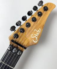 Suhr Custom Modern Carve Top Ash/Pau Ferro/Ebony -Trans Green Burst-_6