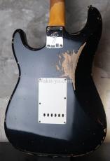 Fender Custom Shop 1969 Stratocaster SSH Heavy Relic Black_9
