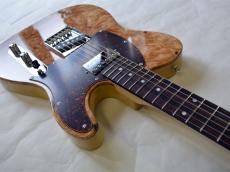 DEREK CUSTOM GUITAR Custom-TL Burl Maple_5