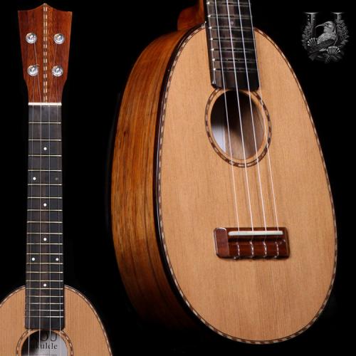 KOU ukulele Soprano Pineapple LN "S"model - Cedar/Koa -