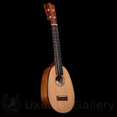 KOU ukulele Soprano Pineapple LN "S"model - Cedar/Koa -_2