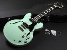 Seventy Seven Guitars EXRUBATO-ZEBRA FINCH SFG ~Surf Green~_2