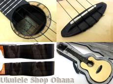 aNueNue [UC200E] Moon Bird コンサート カッタウェイPU付 スイスムーンスプルース/インディアンローズウッド_4